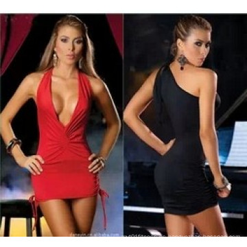 Nuevo Sexy V-Neck Dress Ropa de dormir